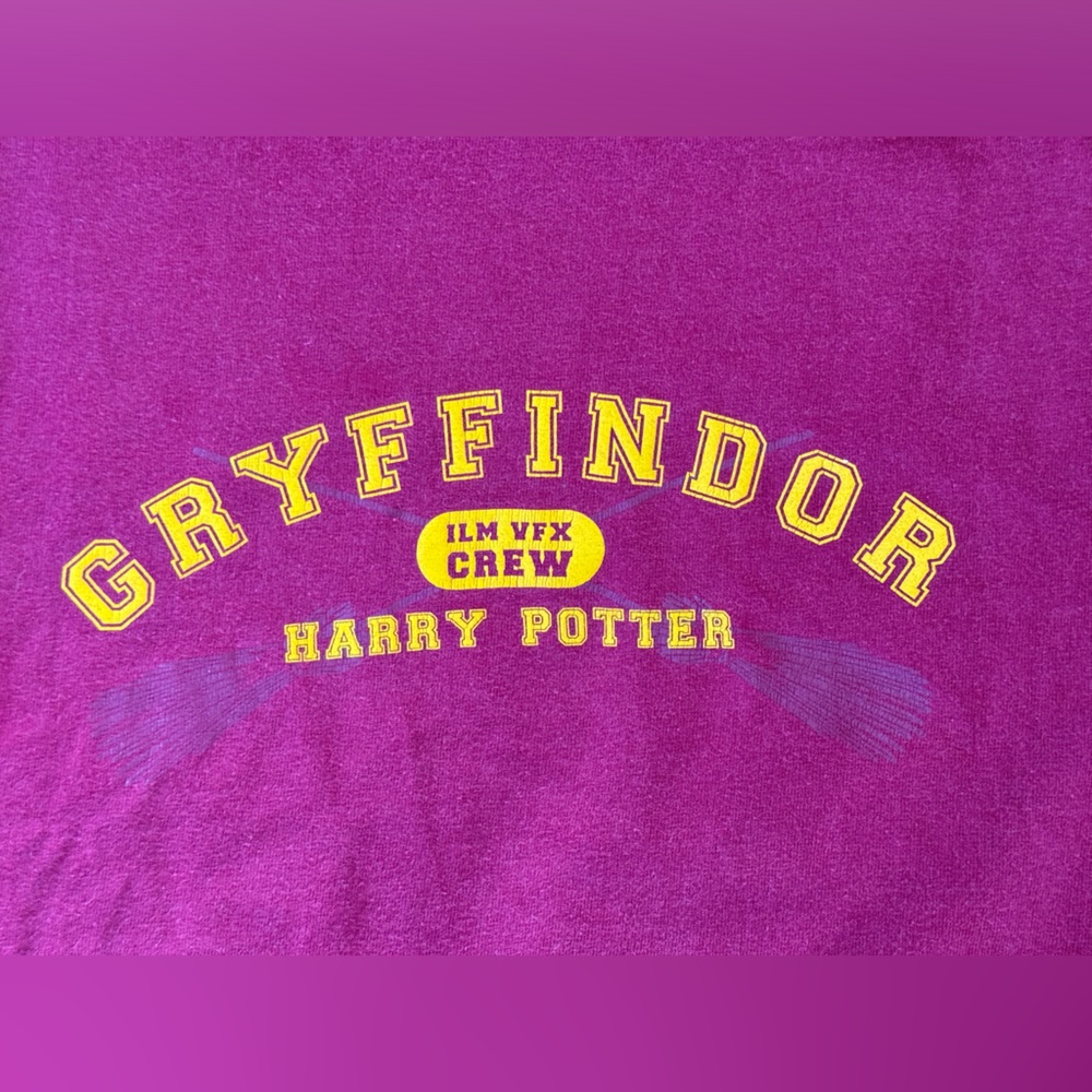 Auth Harry Potter Industrial Light & Magic VFX Crew shirt M